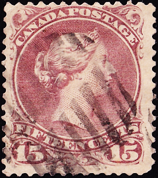 Канада 1868 год . Queen Victoria (1819-1901) . Каталог 70 фунтов .